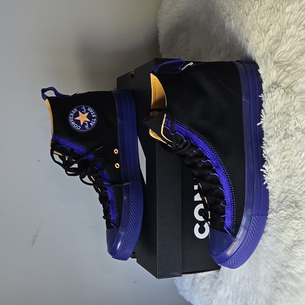 Converse CTAS CX EXP2 Hi Style A12035C  Black Night Indigo Men's US 11